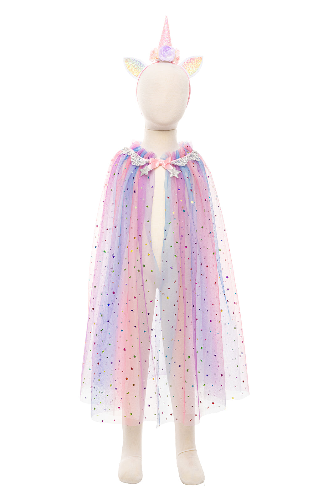 Cape et bandeau licorne