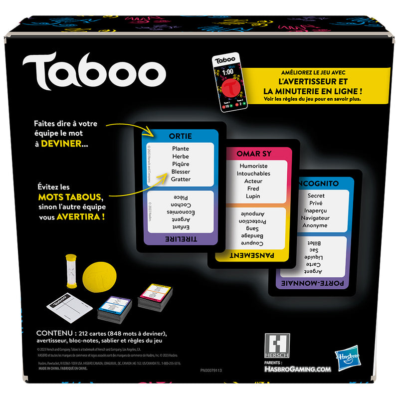 Taboo, version 2023