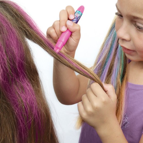 Crayons à craies scintillantes pour cheveux