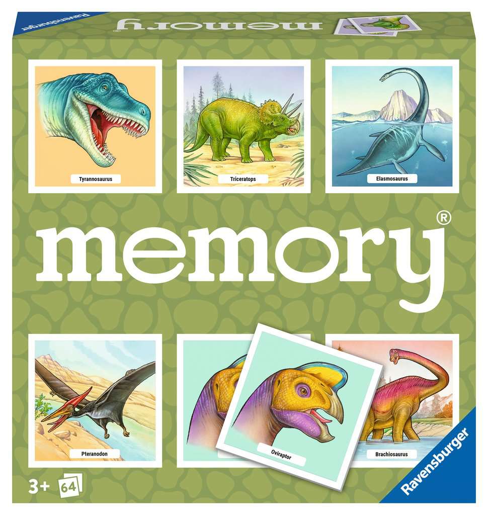 Jeu de mémoire dinosaures