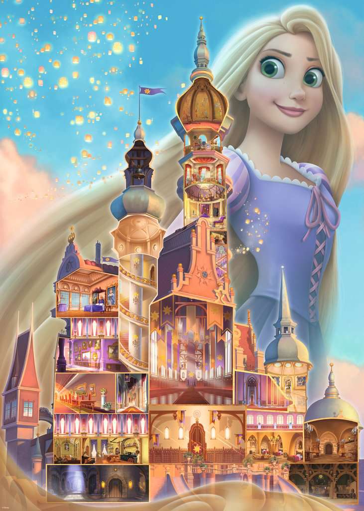 Disney Castle : Raiponce 1000 pièces