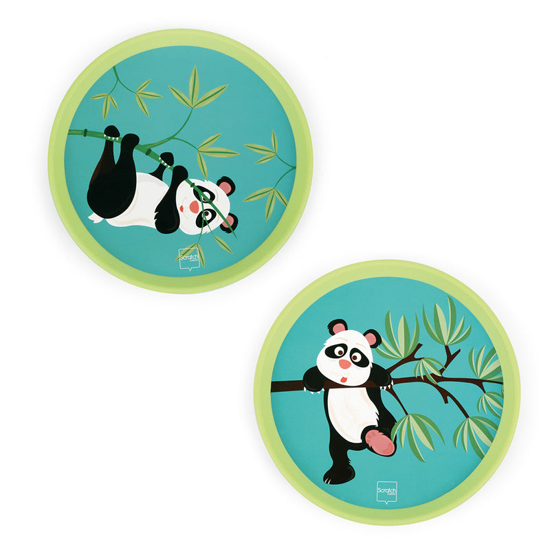 Ensemble duo de dards magnétiques à main Panda