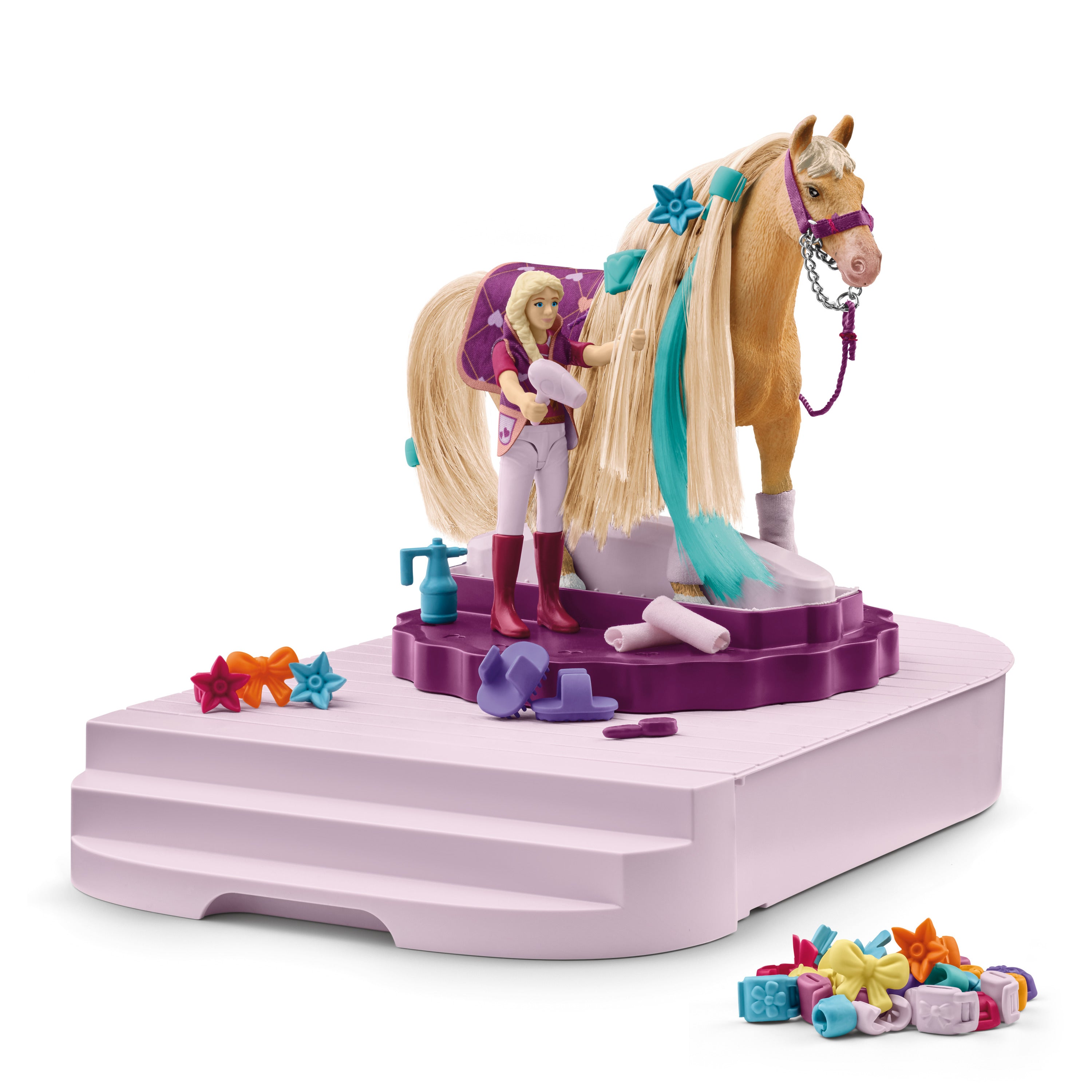 Figurine Station de soins pour chevaux