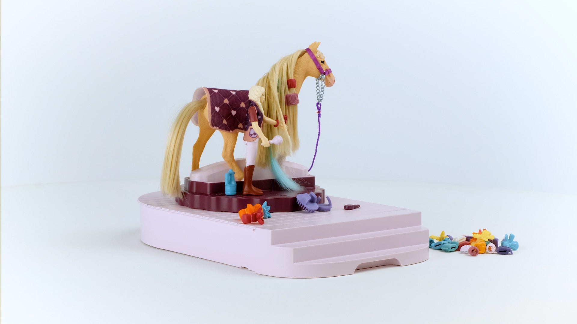 Figurine Station de soins pour chevaux