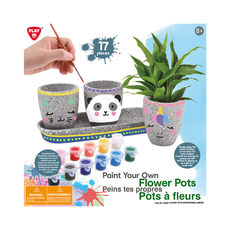 Play - Peins tes propres pots à fleurs
