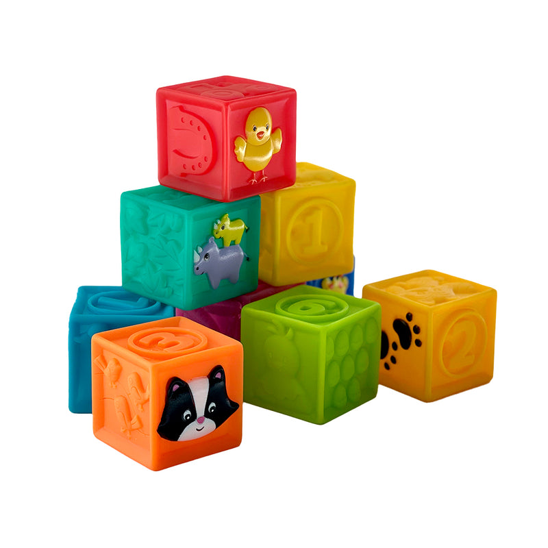 Pakö - Blocs souples colorés 9 pièces