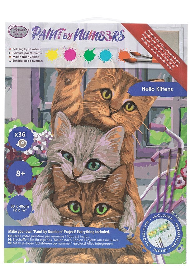 Peinture à numéro - Bonjour les chatons