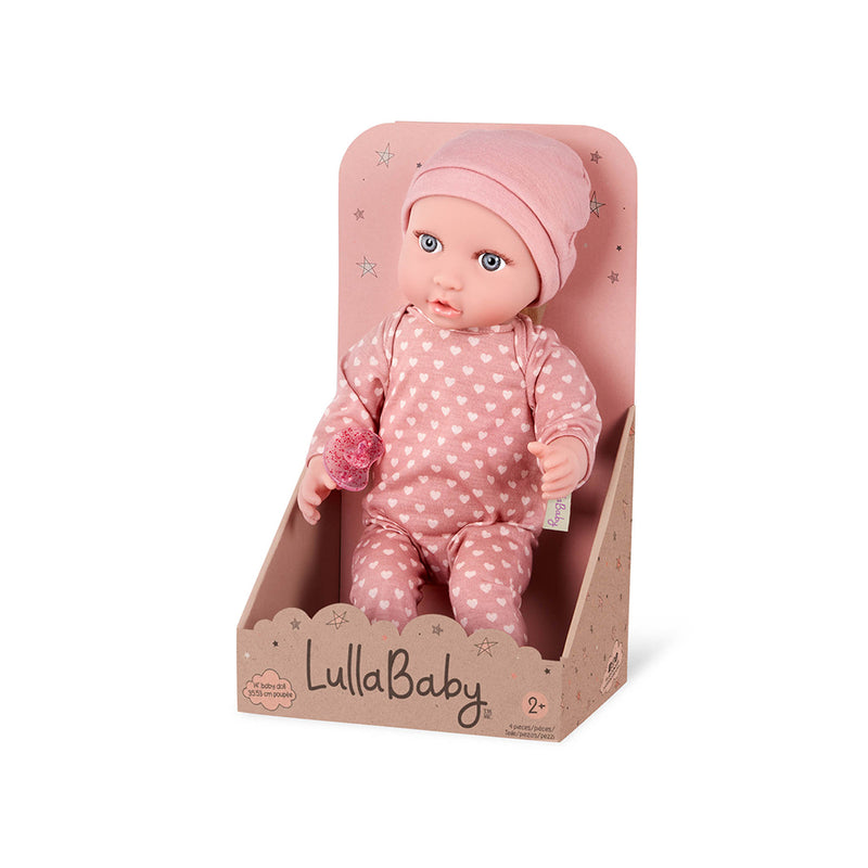 Poupée Lullaby avec pyjama et chapeau rose