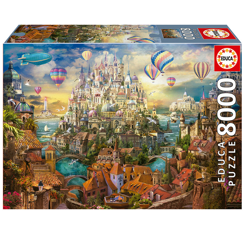 Puzzle Ville très peuplée, 5 000 pieces