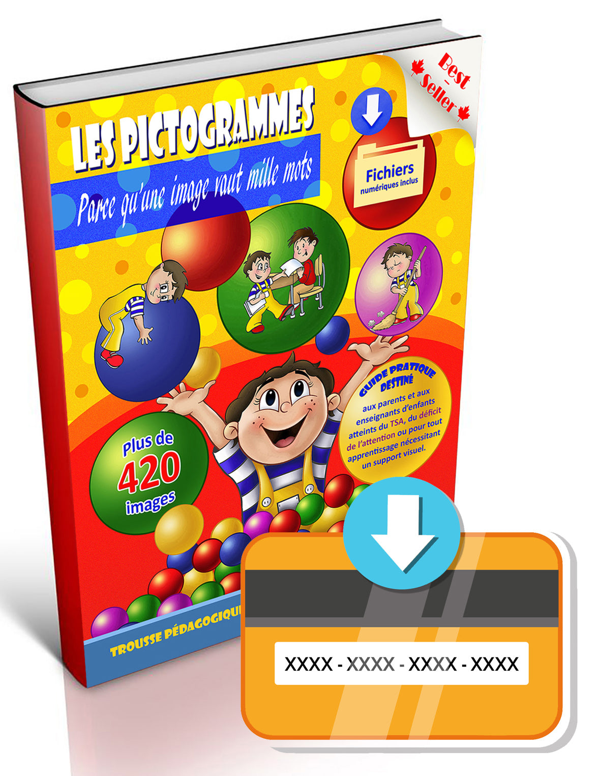 Les pictogrammes 1 & carte de téléchargement