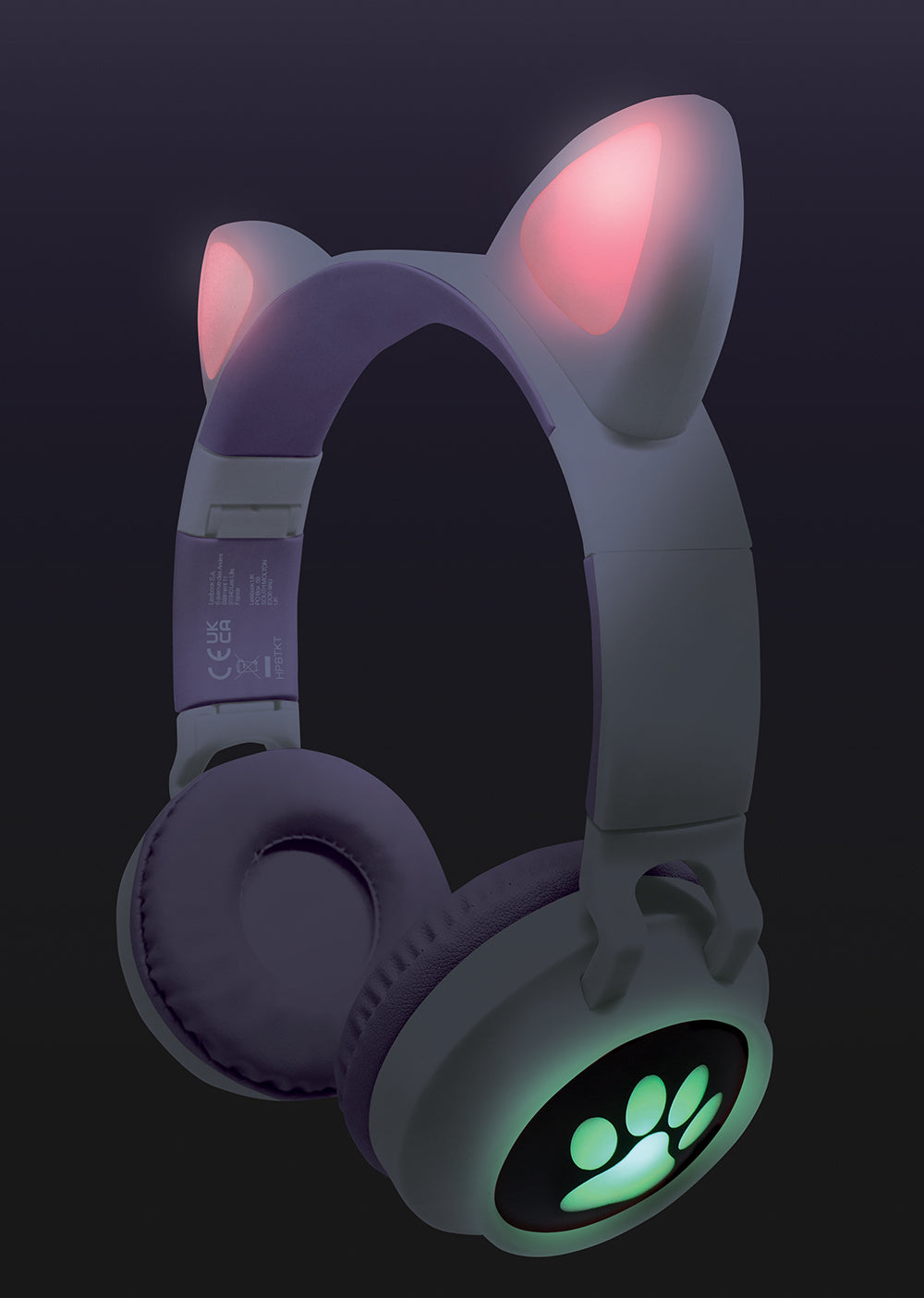 Casque sans fil lumineux Oreilles de chat