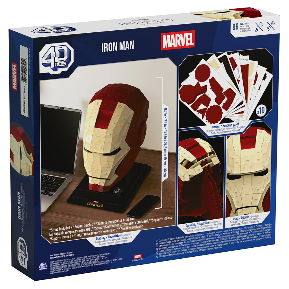 4D Build - Marvel - Casque d'Iron Man