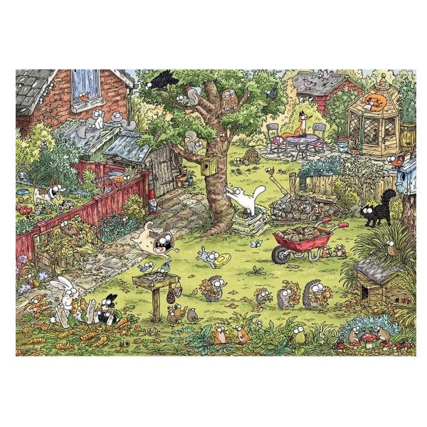 Heye Simon Cat's - Garden Adventure, 1000 pièces