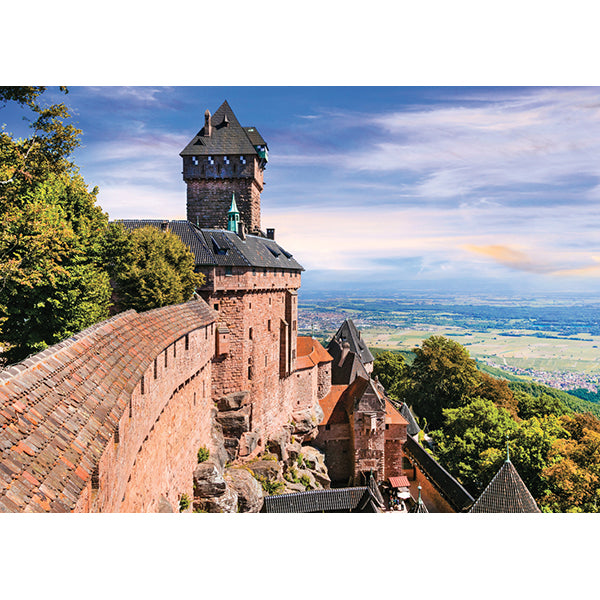 Le château du haut-Koenigsbourg, Alsace, 1000 pièc