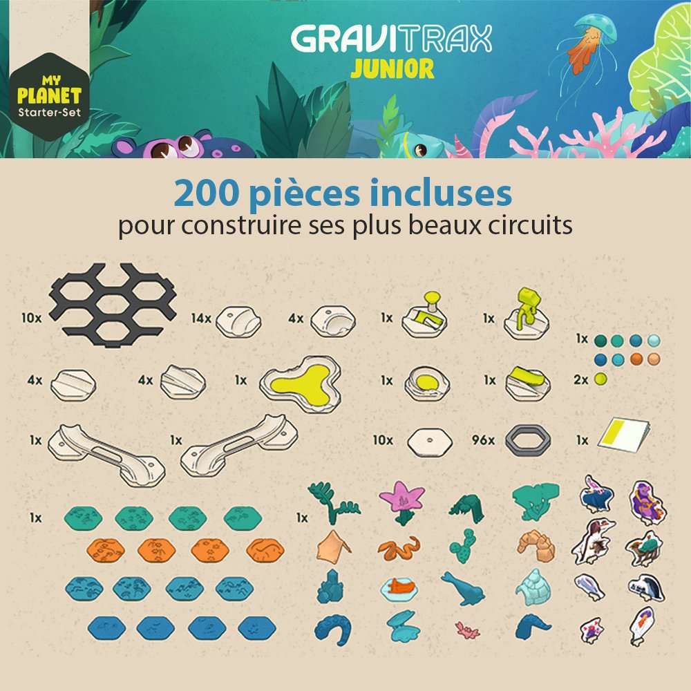 GraviTrax Junior: Kit de demarrage Ma Planete