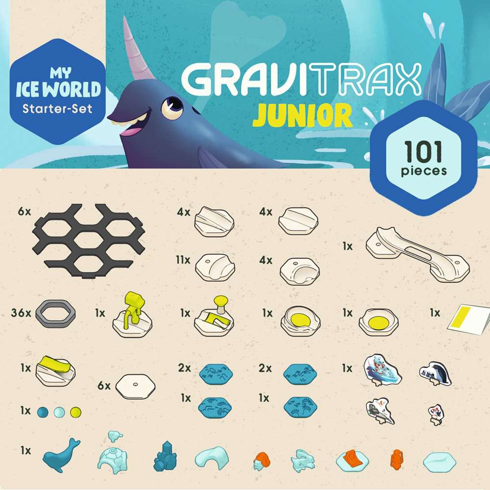 GraviTrax Junior: Kit de demarrage Glace