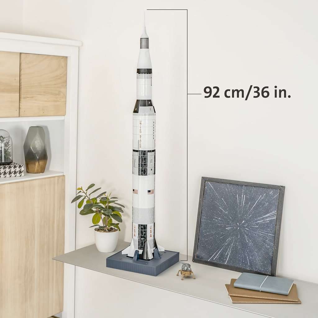 Appolo Saturn V Rocket 3D de 440 pièces