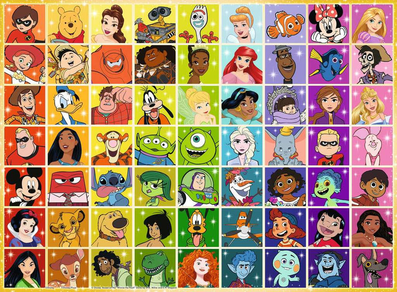 La palette de couleur de Disney, 100 pièces