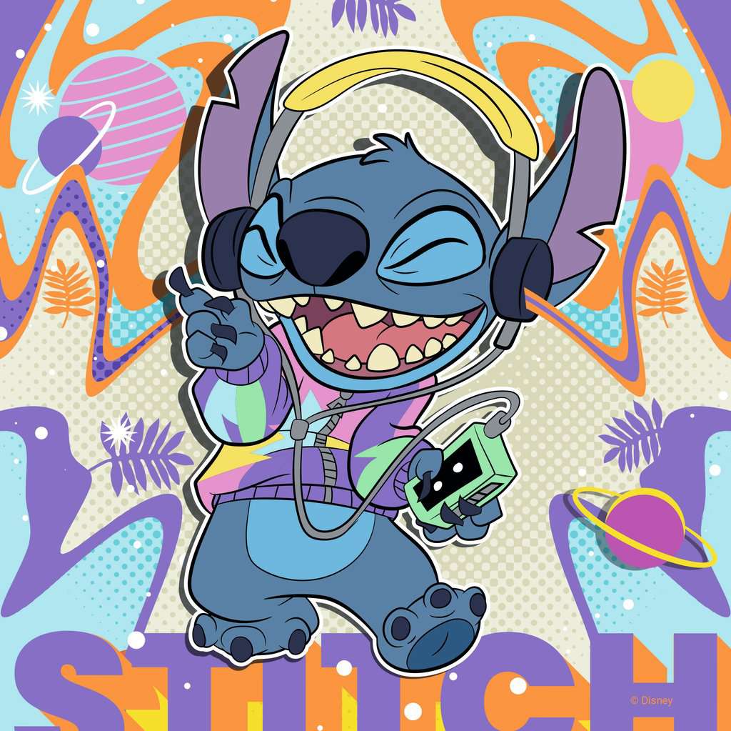 Jouer toute la journée Disney Stitch, 3 x 49 pcs