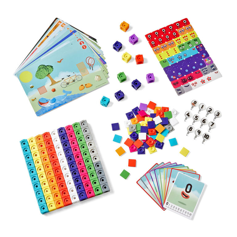 Ensemble de cubes Mathlinks Number Blocks