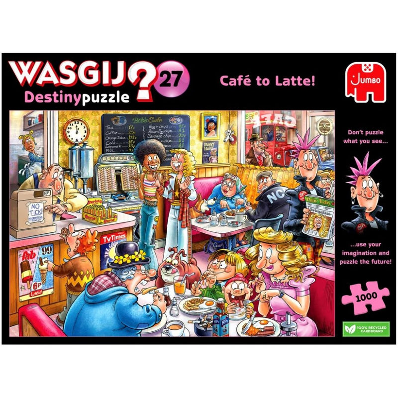 Wasgij Destiny 27 Café Latte, 1000 pièces
