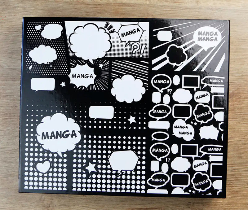 10 tableaux et marqueurs Manga Héroïne