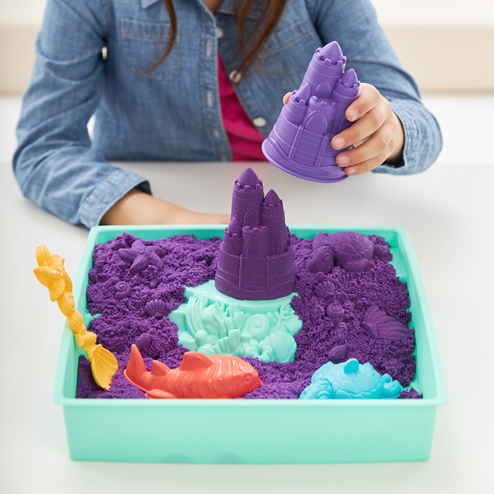 Kinetic Sand Coffret château bac à sable assortis