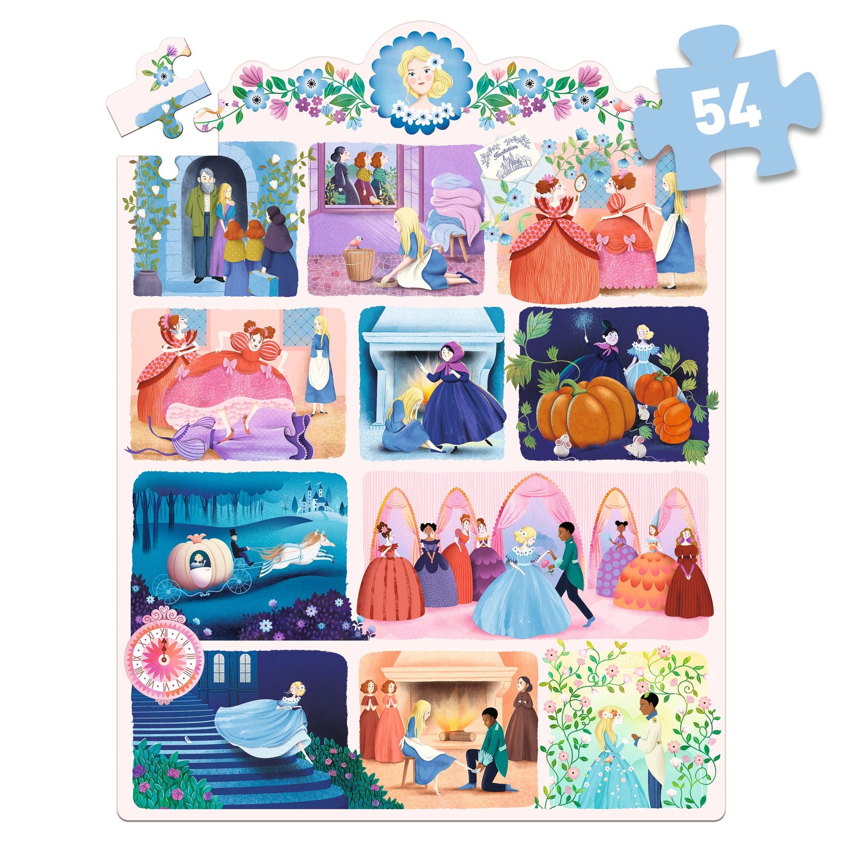 Puzzle histoire - Cendrillon