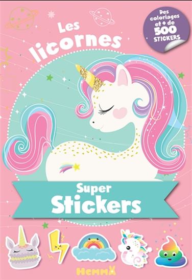 Les licornes Super stickers