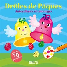 Drôles de Pâques Autocollants et coloriages