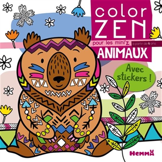 Color zen pour les mini'z Animaux