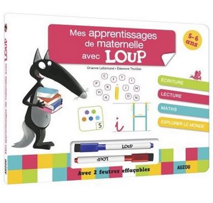 Mes apprentissages maternelle avec loup