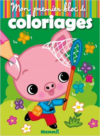 Mon premier bloc de coloriages Cochon