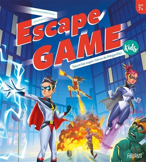 Escape game Kids Sauve les super-héros de Mégavill
