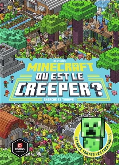 Minecraft Où est Creeper ? Cherche et trouve