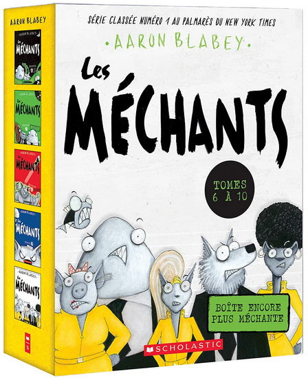 Les Méchants Coffret tomes 06-10