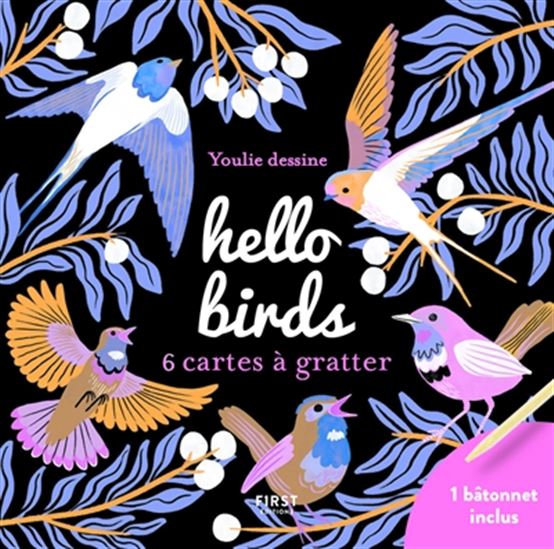 Hello birds Cartes à gratter