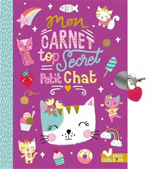 Mon carnet top secret petit chat