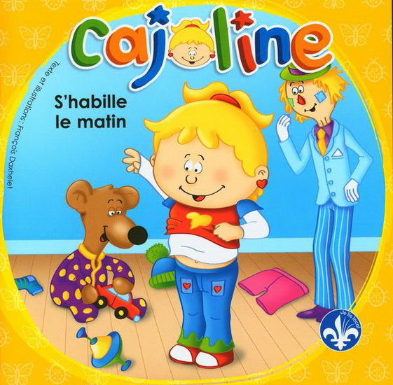 Cajoline s'habille le matin