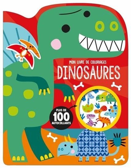 Dinosaures Mon livre de coloriages