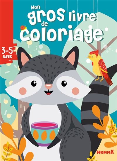 Mon gros livre de coloriage Raton-laveur