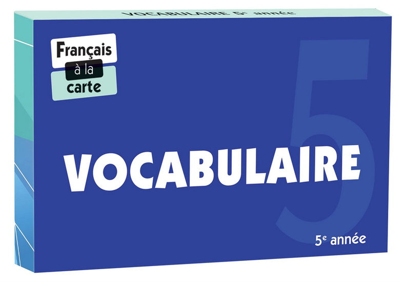 Vocabulaire 5e année