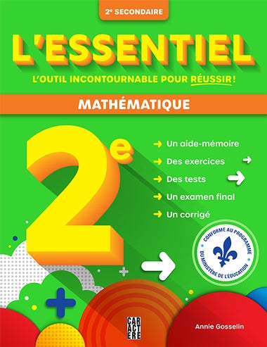 L'essentiel 2e secondaire Mathématique