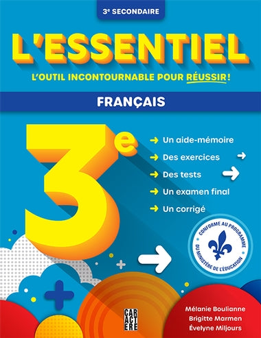 L'essentiel 3e secondaire Français