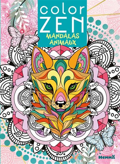 Color zen mandalas animaux