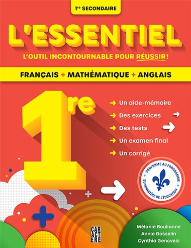 1re secondaire L'essentiel