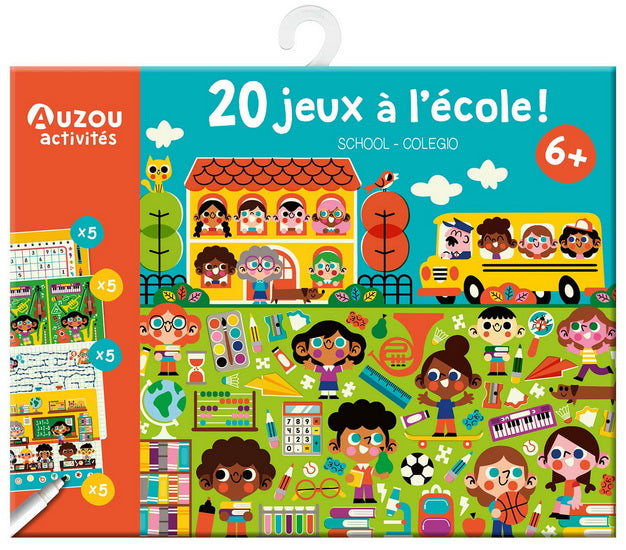 20 jeux à l'école Pochette d'activités