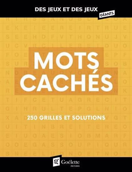 Mots cachés 125 grilles et solutions