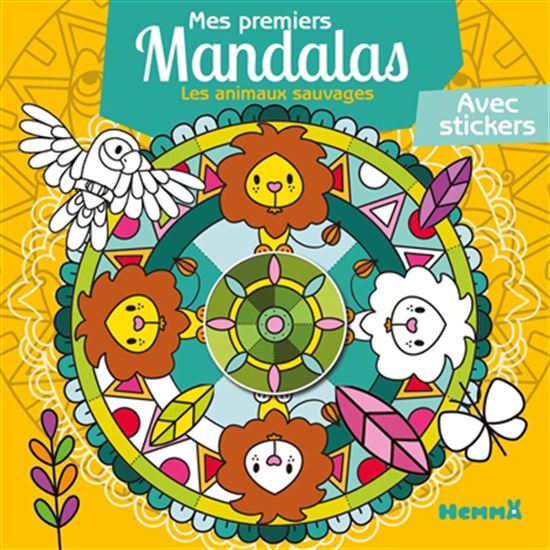 Les animaux sauvages Mes premiers mandalas