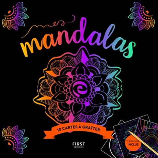 Cartes à gratter Mandalas